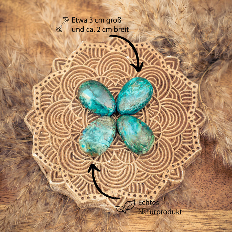 Chrysocolla drop pendant