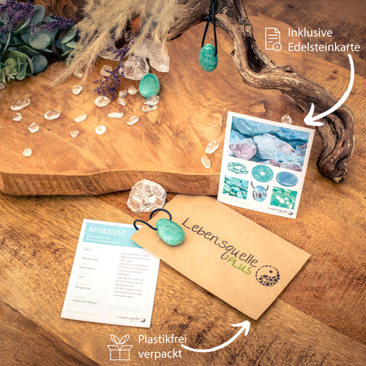 Amazonit Tropfenanhänger