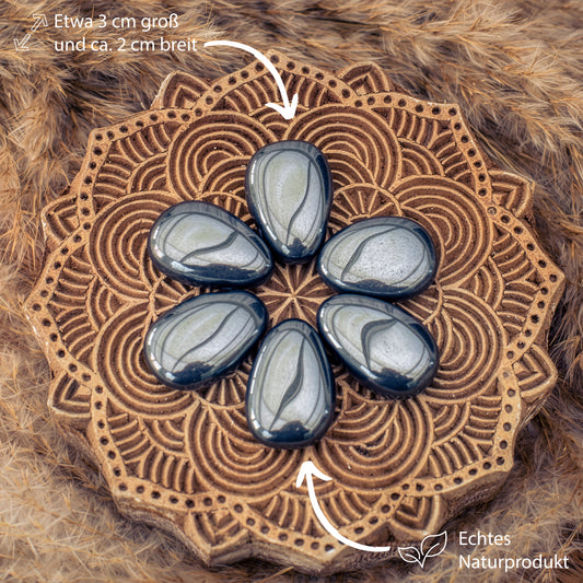 Hämatit Tropfenanhänger