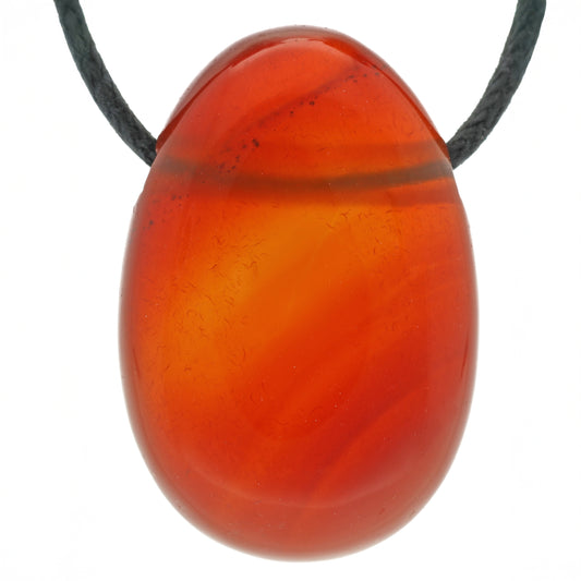 Carnelian drop pendant