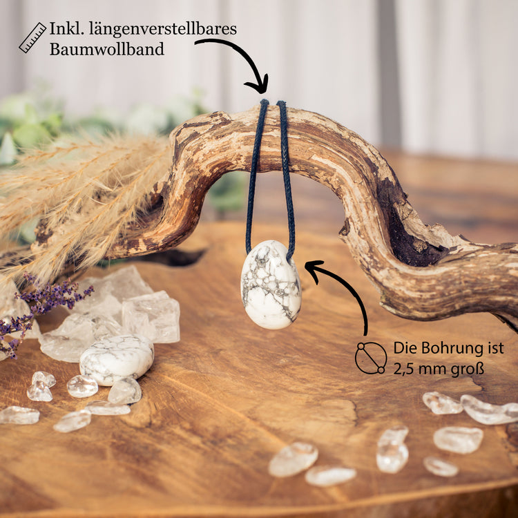 Magnesite Drop Pendant