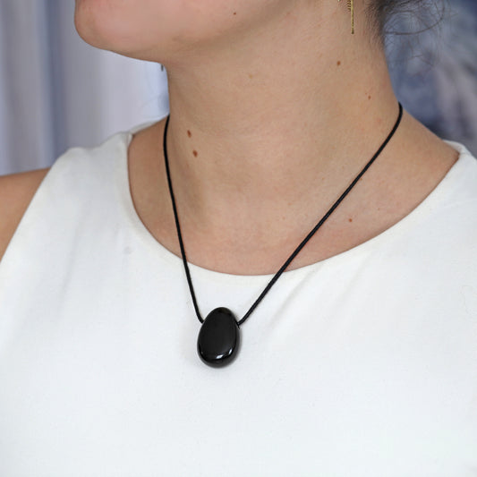 Onyx Drop Pendant