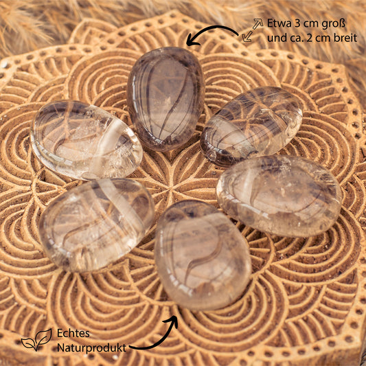 Rauchquarz Tropfenanhänger