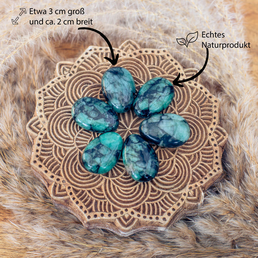 Emerald drop pendant