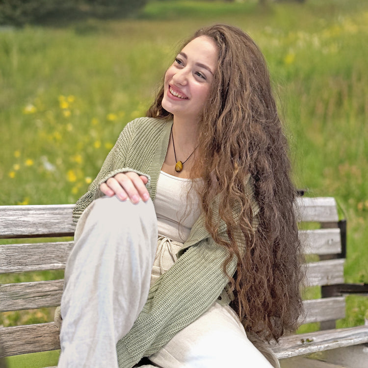 Tiger eye drop pendant