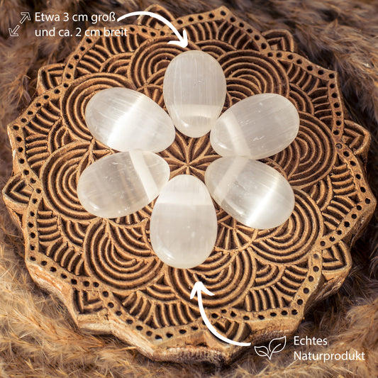 Selenite Drop Pendant