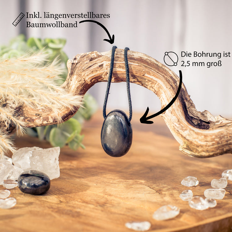 Shungite Drop Pendant