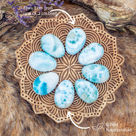 Larimar Tropfenanhänger