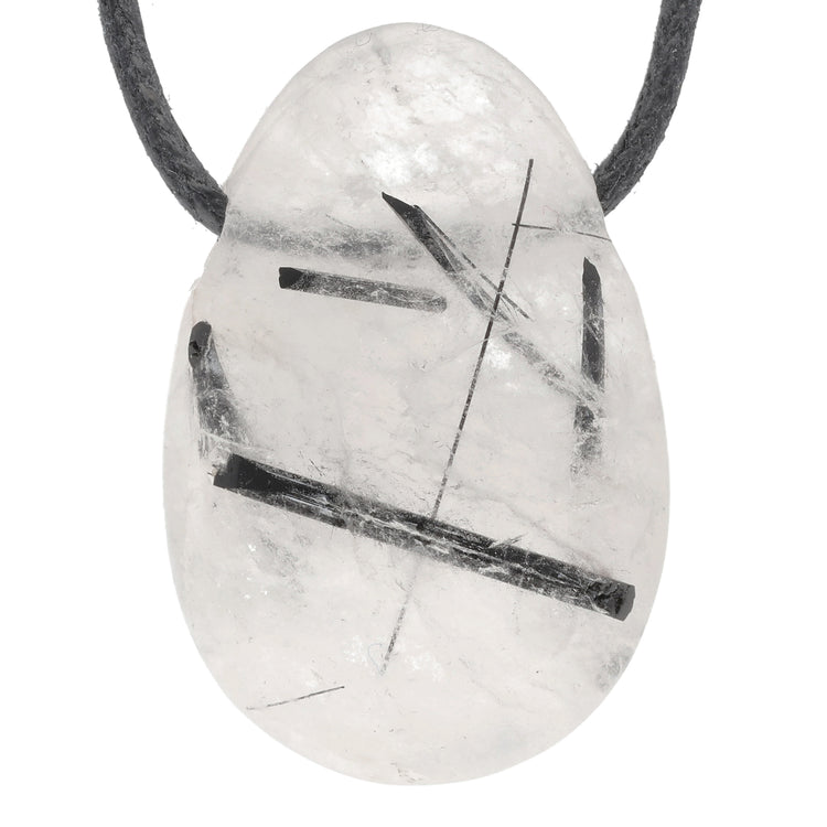Tourmaline Quartz Drop Pendant