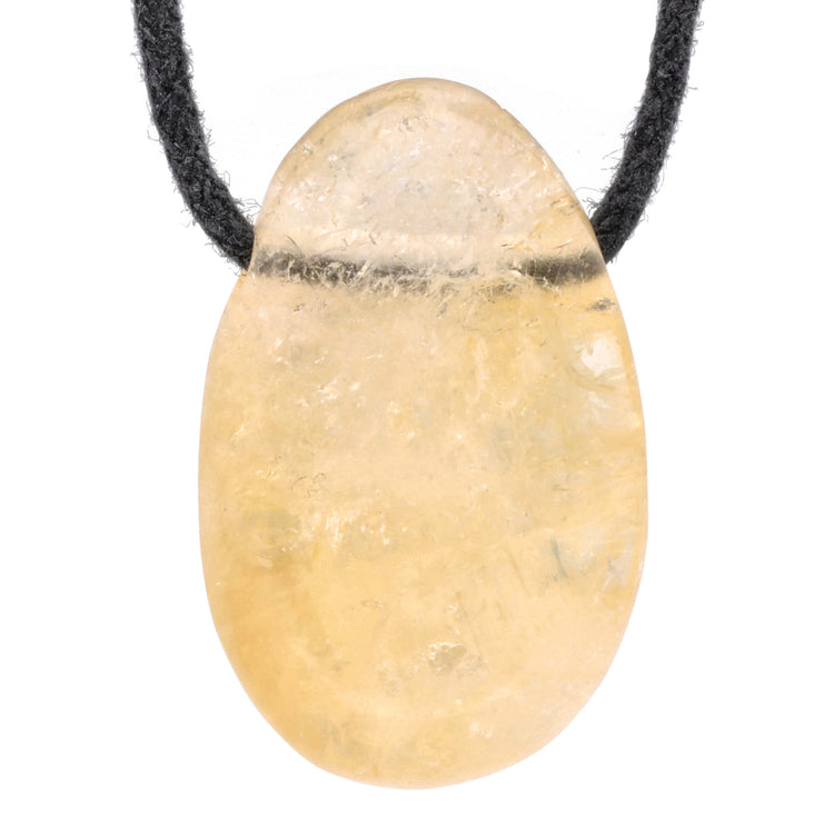 Citrine drop pendant