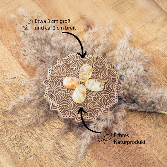 Citrine drop pendant