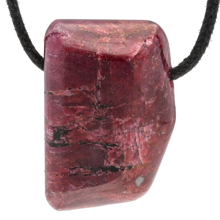 Ruby drop pendant 