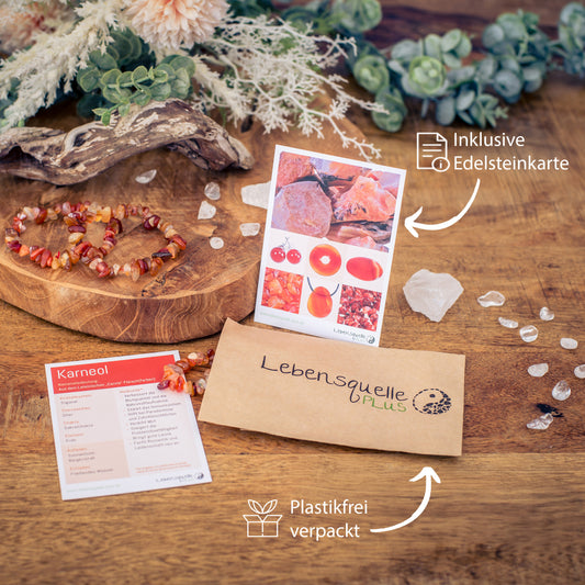 Karneol Splitterarmband