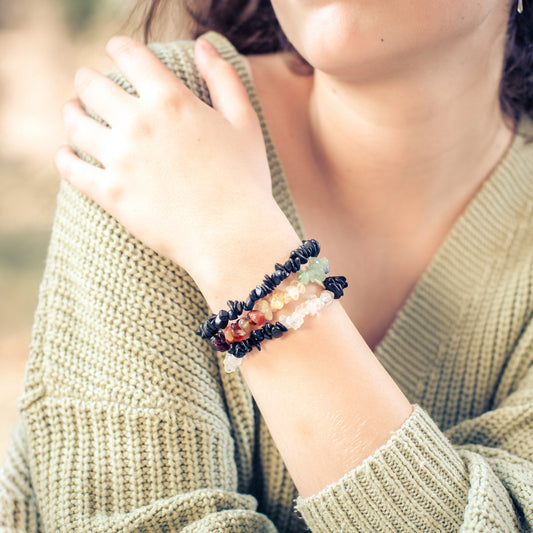 Schungit Splitterarmband