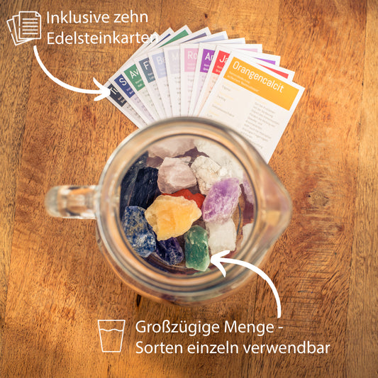 Water Stones Premium Mix #1 | 10 popular natural stones for gemstone water