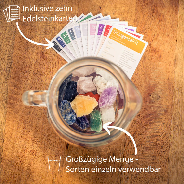 Water Stones Premium Mix #1 | 10 popular natural stones for gemstone water