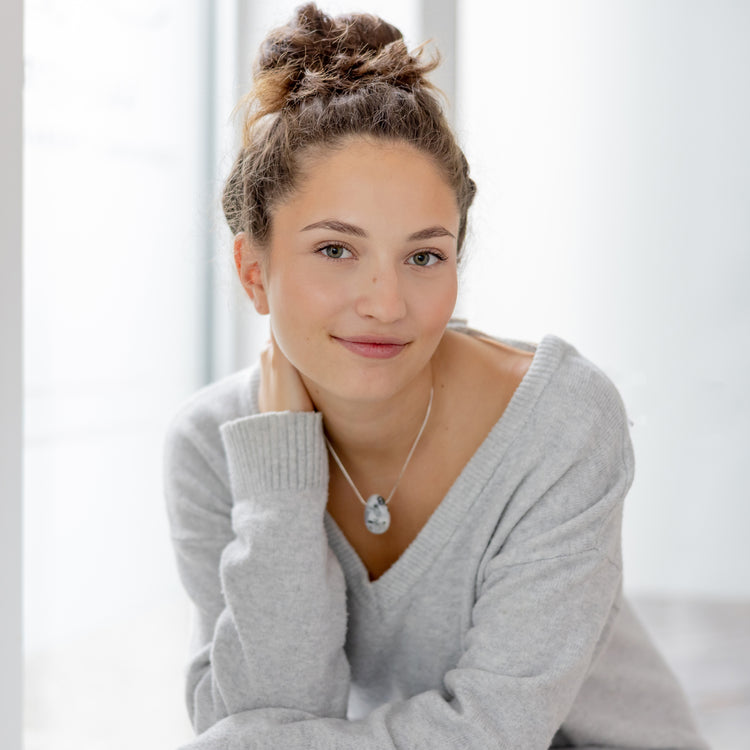 Rainbow Moonstone Drop Pendant