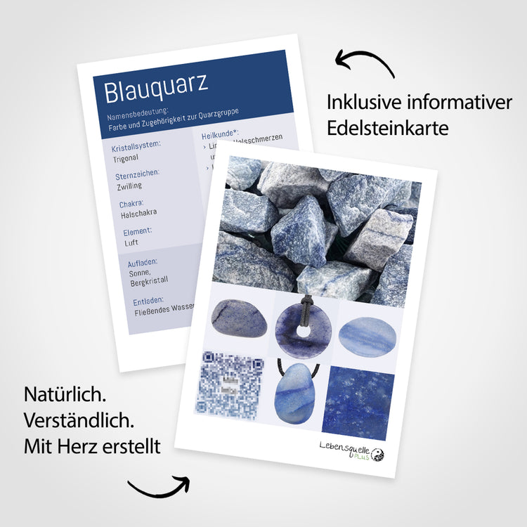 Blue Quartz Tumbled Stone