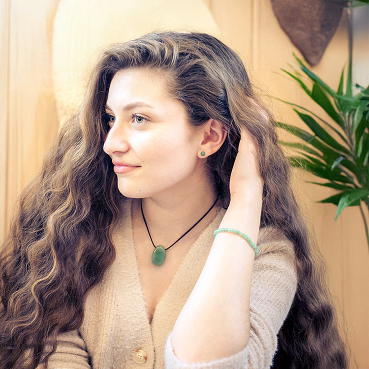 Aventurine, green mini bead bracelet | 4 mm