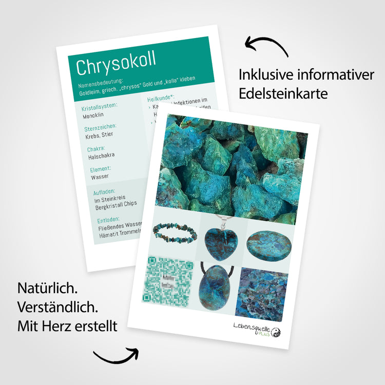 Chrysokoll Trommelstein