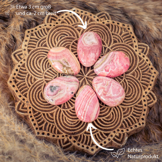 Rhodochrosite Drop Pendant