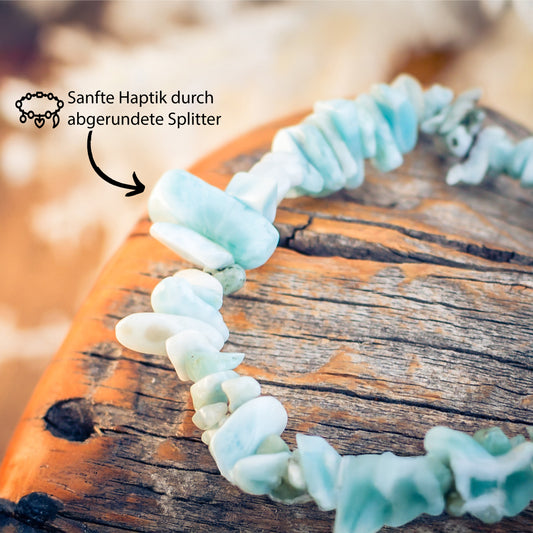 Larimar Chip Bracelet