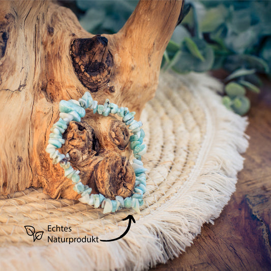 Larimar Chip Bracelet