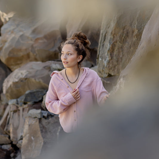 Onyx ball chain | Ø 4mm with 925 silver clasp | 45cm