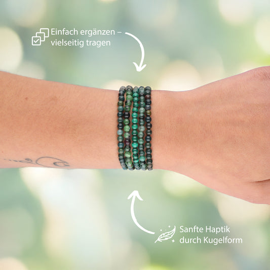 Heliotrope mini ball bracelet | 4mm