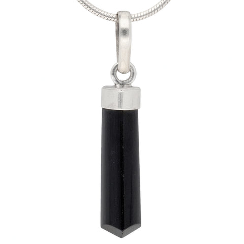 Tourmaline, black (Schorl) polished point | 2-3 cm