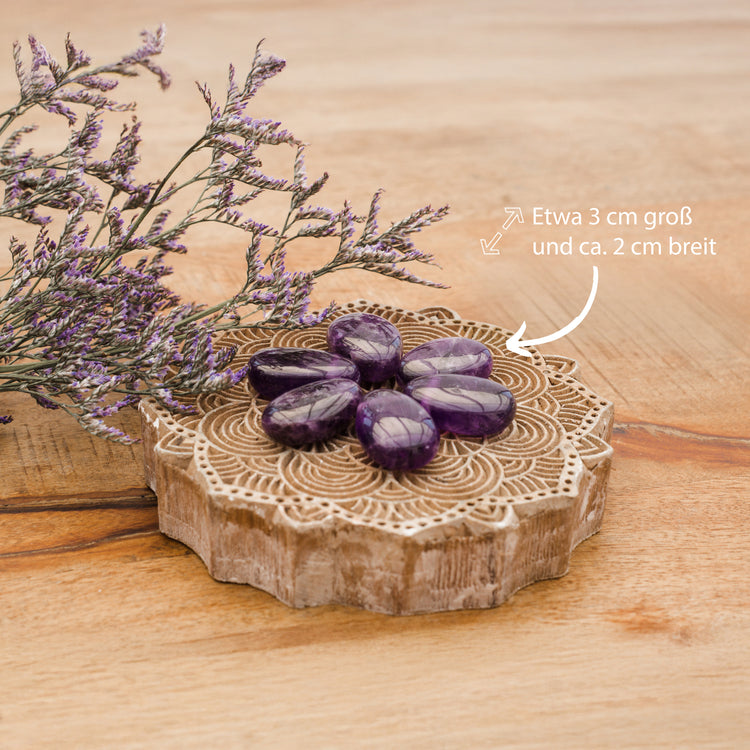 Amethyst drop pendant