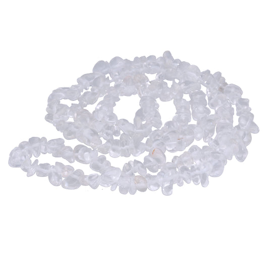 Mountain crystal splinter chain | 80 cm