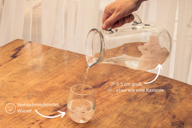 Rosenquarz Wassersteine