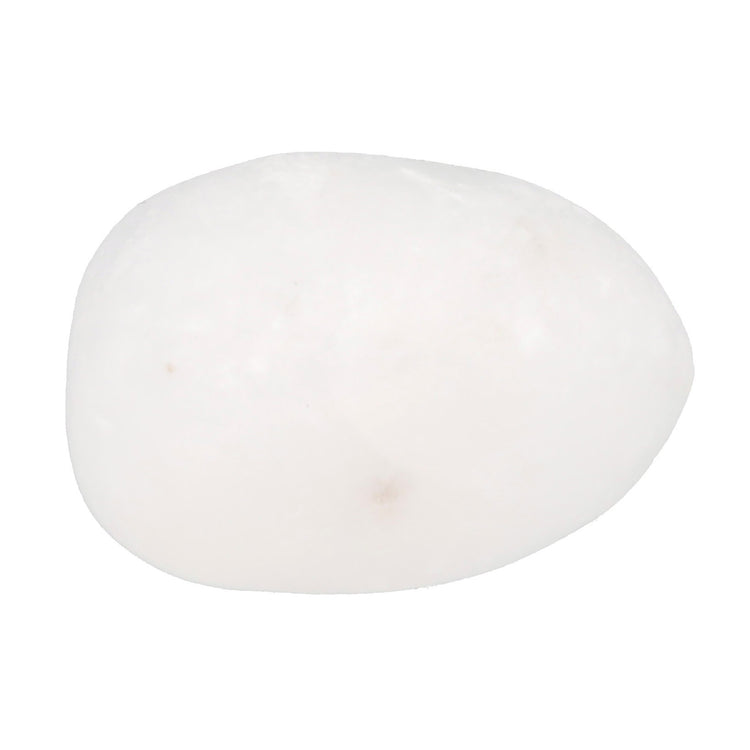 Barite tumbled stone