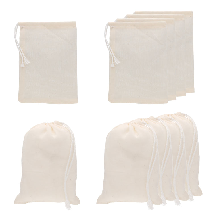 Cotton bag with drawstring | 100% cotton | natural