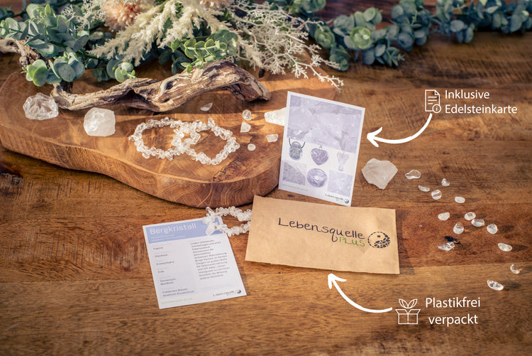 Bergkristall Splitterarmband