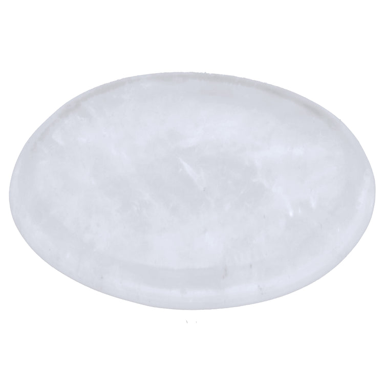 Rock crystal disc stone
