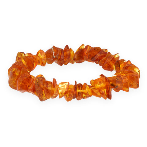 Amber Chip Bracelet (Honey-colored)