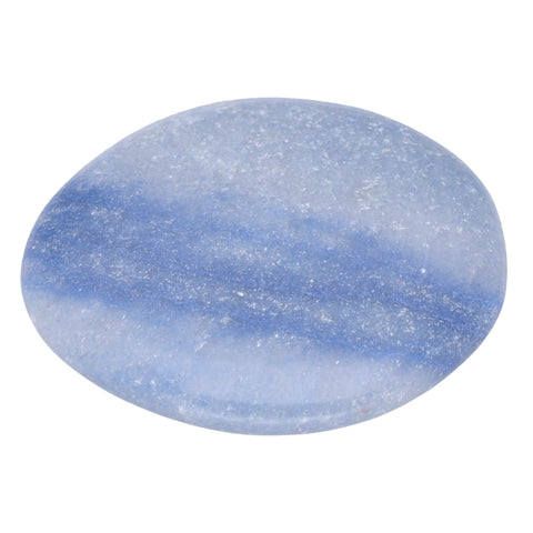 Blue Quartz Disc Stone