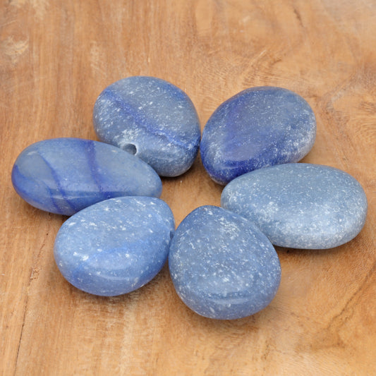 Blue quartz drop pendant