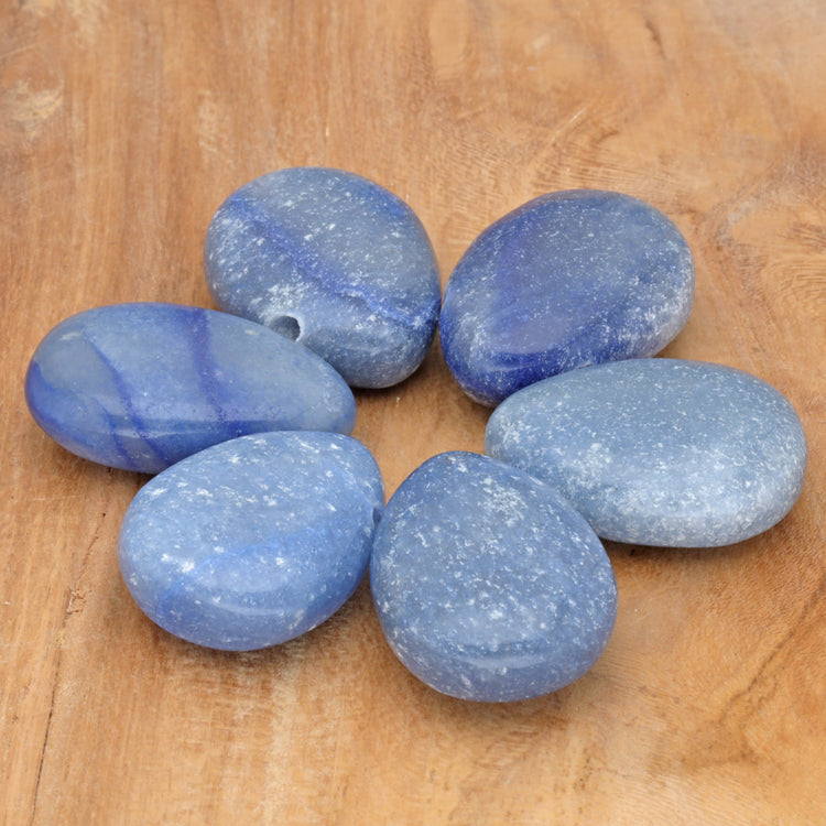 Blue quartz drop pendant