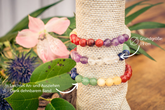Chakra ball bracelet | 8 mm
