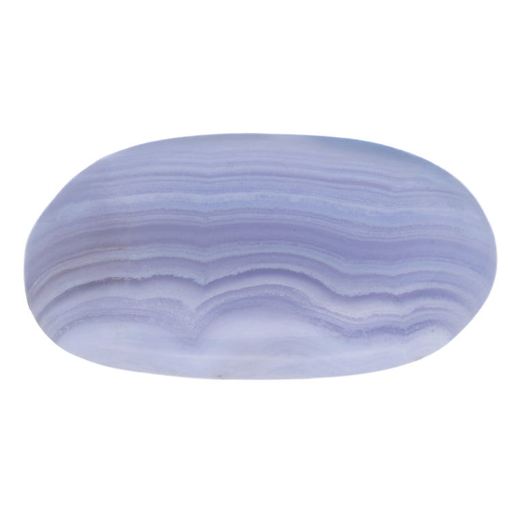 Chalcedony, blue disc stone