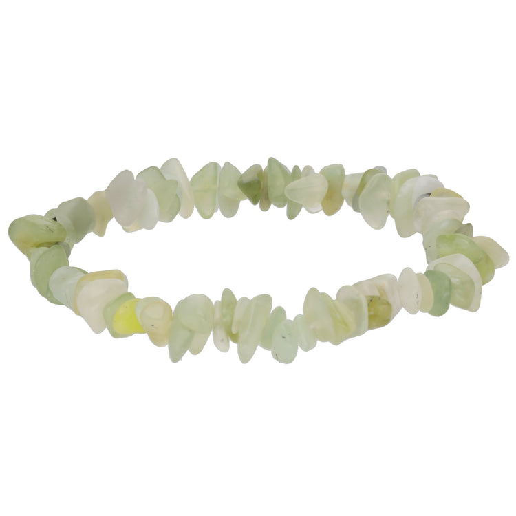 Chinese jade chip bracelet