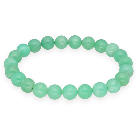 Chrysoprase Bead Bracelet | 8 mm