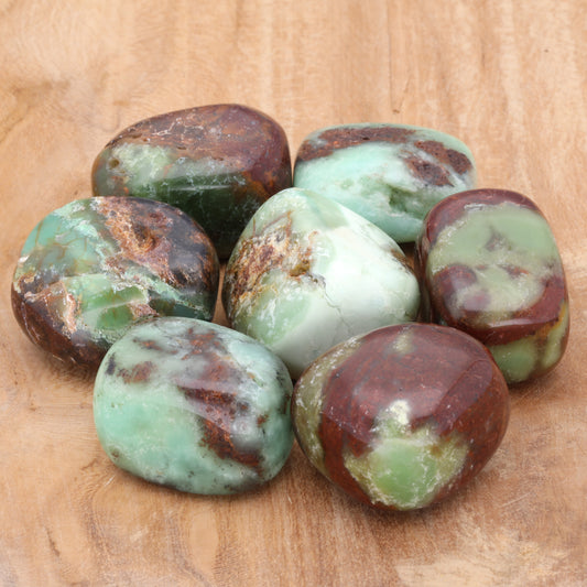 Chrysopras Trommelstein