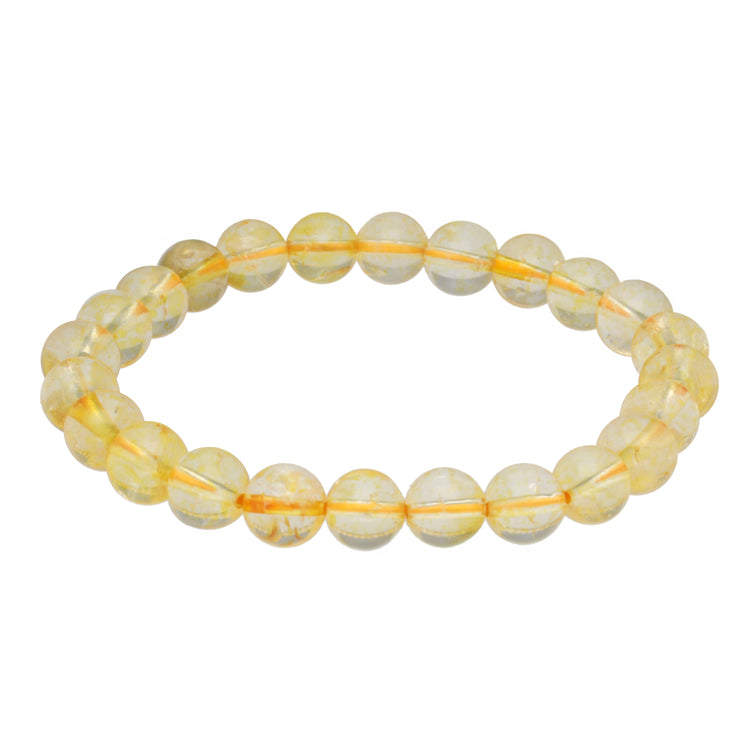 Citrine ball bracelet | 8mm