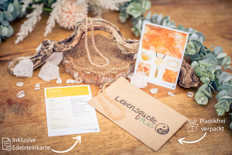 Citrine | Ø 4mm with 925 silver clasp | 45cm