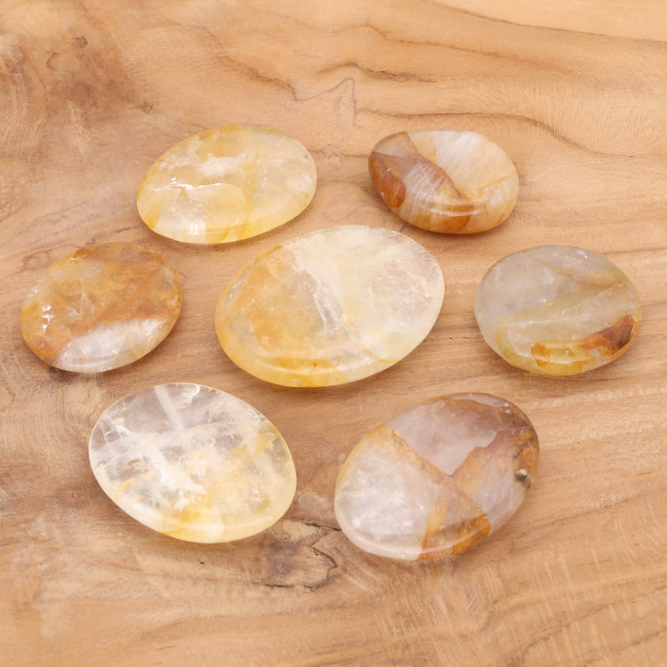 Citrine disc stone
