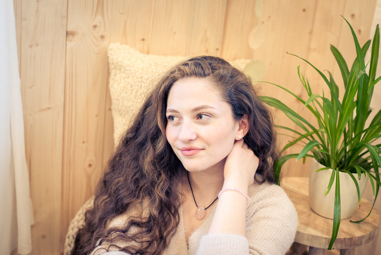 Rosenquarz Ohrstecker 6 mm | 925er Silber